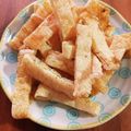 ramitina's cooksnap of when they made 節約つまみ♬油揚げカリカリポテト？.