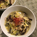2michi's cooksnap of when they made 免疫力アップ★舞茸とねぎの酸辣湯風スープ.