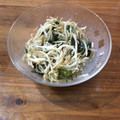 まめ郎's cooksnap of when they made 【作り置き】ほうれん草ともやしの海苔和え.