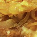 ☆りさママ☆'s cooksnap of when they made アジフライの卵とじ丼♪.