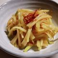 気まぐれ♡雨おんな's cooksnap of when they made ブロッコリー芯のピリ辛中華炒め♪.
