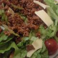 おせち's cooksnap of when they made 食べるラー油でタコライス＠電子レンジで.