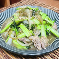 料理男子部's cooksnap of when they made ターサイとザーサイの簡単炒め.