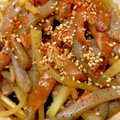 あい♪らんど's cooksnap of when they made 大根の皮deきんぴら.