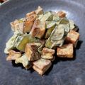 ふぁしゃんキッチン's cooksnap of when they made はんぺんとキュウリのわさびマヨ☆サラダ.