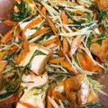 Duck0609's cooksnap of when they made 厚揚げと水菜のマヨポン炒め.