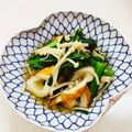 あっこ姉's cooksnap of when they made 小松菜とちくわとえのきの煮浸し.