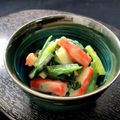 お料理ニャロメ's cooksnap of when they made 分葱とカニカマの辛子酢味噌和え(ぬた).