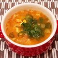 あーこ姐's cooksnap of when they made 美味玉ねぎ溶き卵のコチュジャン入り味噌汁.