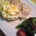 ★こうママ★'s cooksnap of when they made ローストチキンのネギみそタルタルがけ.