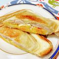 サンディサンディ's cooksnap of when they made 糖質控えめホットサンド.