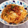 トモ２'s cooksnap of when they made 牡蠣のトマトソースパスタ.