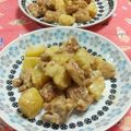 赤い電話's cooksnap of when they made 鶏肉とじゃがいものオイスターマヨ焼き.