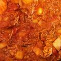 クックにくにく's cooksnap of when they made アレンジ☆プルドポークのキーマカレー.
