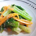 osenoriri's cooksnap of when they made セロリの葉のごま和え.