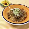 toraちゃん♪'s cooksnap of when they made 挽肉と高菜の醤油焼きそば.