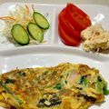 ♪ゆかたん♡'s cooksnap of when they made ほうれん草のチーズオムレツ.