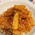 ぷるキラリ's cooksnap of when they made ハンペンのカレーマヨパン粉炒め.