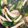 りくたんたたん's cooksnap of when they made ごま風味香る！しらすと小松菜の麺つゆ炒め.