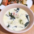 ビビ♡'s cooksnap of when they made しめじとほうれん草ベーコンのミルクスープ.