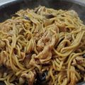 ｸﾏﾘｴ's cooksnap of when they made 茄子焼きそば.