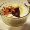ダッフィーニーうに's cooksnap of when they made ヨーグルト☓バナナ☓アーモンドチョコ.