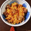 sayacarta's cooksnap of when they made 簡単！サバカレーピラフ風炊き込みご飯.