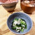 ⁂山暮らしわんこ⁂'s cooksnap of when they made 白だしで簡単☆小松菜と湯葉の煮浸し.