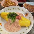 あいちゃんʕ•ᴥ•ʔ's cooksnap of when they made ポムの樹風明太子オムライス.