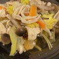 ♡キキララMam♡'s cooksnap of when they made 鶏もも肉と白菜の白だし煮♡.
