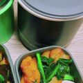 のんべぇヒロ's cooksnap of when they made お弁当★小松菜とさつま揚げピリ辛香味炒め.