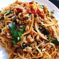 おくちピーナッツ's cooksnap of when they made 名古屋名物！？台湾ラーメン風焼きそば.