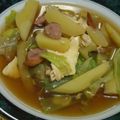 momopunch's cooksnap of when they made ジャガイモとキャベツの卵とじ.