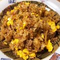 しろくお's cooksnap of when they made ふわふわ卵♡豚キムチチャーハン.