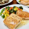 Superlittleboo's cooksnap of when they made 簡単小洒落たサーモンソテー.