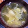 リラシャン's cooksnap of when they made キャベツとわかめの味噌汁^^.