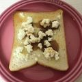 チェリチョコ's cooksnap of when they made リコッタチーズのはちみつトースト.
