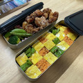 ペコポコBOX's cooksnap of when they made のっけ弁当2022.01.19市松模様.
