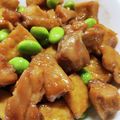 ⭐とっくん⭐'s cooksnap of when they made 食材２つで主役♪鶏肉と厚揚の甘酢照り焼き.
