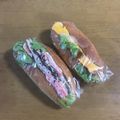クックP8KGHH☆'s cooksnap of when they made ランチに リメイク ごぼうサラダ サンド.