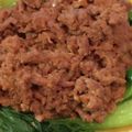 ☆you12☆'s cooksnap of when they made チンゲンサイのピリ辛肉味噌あんかけ.