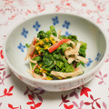 バカリャウ's cooksnap of when they made 菜の花とカニカマのわさびマヨ和え.