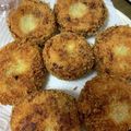 Minnie･∀･★'s cooksnap of when they made 香りと旨み抜群♫鶏ごぼうコロッケ.