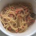 たろすけちゃん's cooksnap of when they made 超簡単！トマトとツナのパスタ.