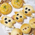 うまうま・らぶ's cooksnap of when they made ウインナーくわえた犬？！ホットドッグ～♪.