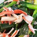 クックB7LQ0L☆'s cooksnap of when they made 小松菜とカニカマのおかか和え♡.