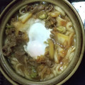 ゆか☆猫's cooksnap of when they made 煮込みすき焼き風鍋焼きうどん.