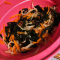 どなこ＊'s cooksnap of when they made モヤシとワカメと人参の簡単副菜.