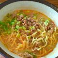 pchan♪'s cooksnap of when they made 練りゴマなしでも、ありでも！簡単担々麺.
