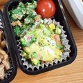 ＊ミニトマト＊'s cooksnap of when they made お弁当に。ゆで卵とベーコンのグラタン.